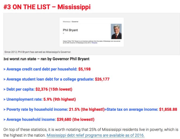 Mississippi Debt Relief, Consolidation & Settlement Company