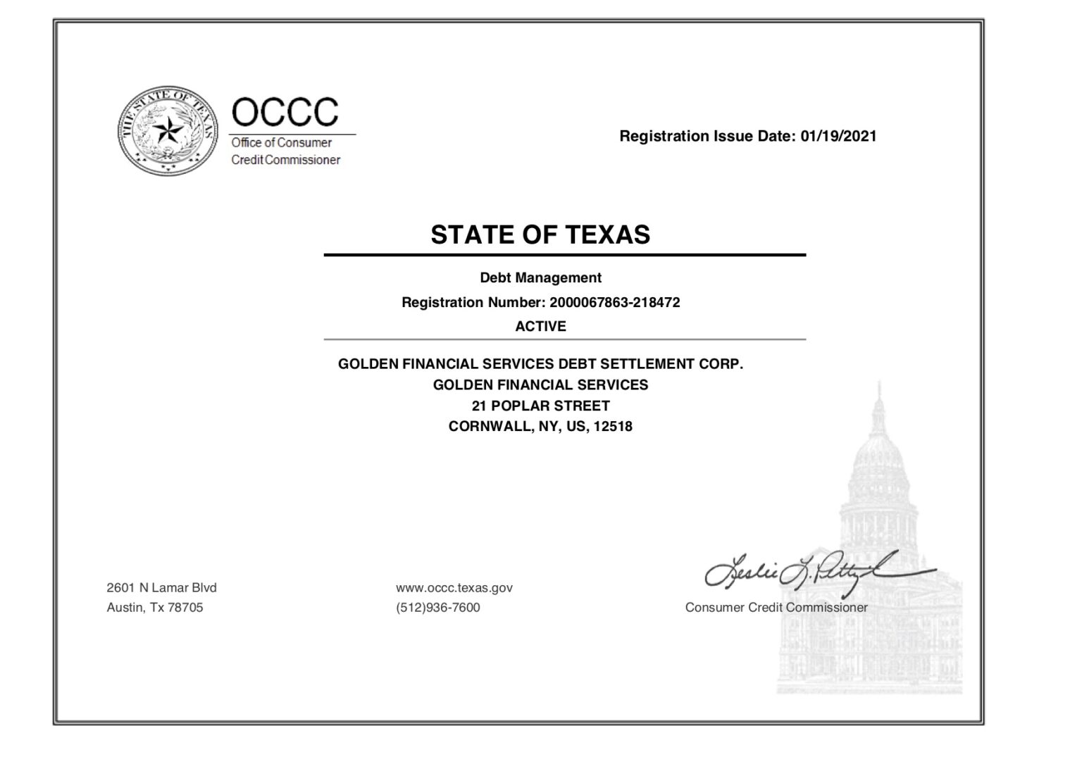 Texas Debt Relief Programs TX Licensed Debt Management Company